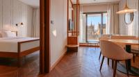 Posteľ alebo postele v izbe v ubytovaní Radisson Hotel & Suites, Gdansk, Wyspa Spichrzów