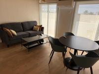 A seating area at Apartamentos Pedregalejo Beach Playa