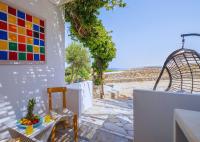 Balkón alebo terasa v ubytovaní Manu Mykonos Next to the Beach Quality Brand Villa & Bungalows
