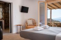 Posteľ alebo postele v izbe v ubytovaní Pure Mykonos Villa