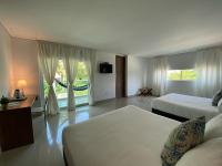 Ένα ή περισσότερα κρεβάτια σε δωμάτιο στο Hotel Soleira