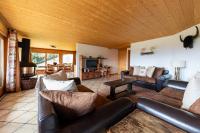 Posezení v ubytování Chalet La Renarde