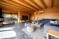 Posezení v ubytování Chalet La Renarde