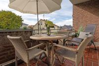 Patio nebo venkovní prostory v ubytování Schützenweg 13-15 Küstenkoje
