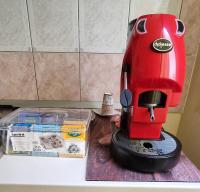 Coffee and tea making facilities at Eracles House near Ortigia Island