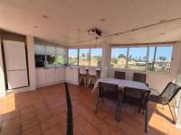 Balkón nebo terasa v ubytování 3 BDR House near La Zenia PRIVATE lounge terraces, fire places, BBQ, kitchen, parking
