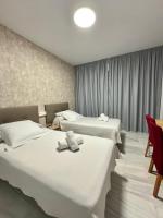 Posteľ alebo postele v izbe v ubytovaní Hotel Sol Almería