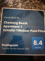 Certifikát, hodnocení, plakát nebo jiný dokument vystavený v ubytování Chaweng Beach Apartment 1 Schlafzi-1Wohnzi-Pool-Fitnes