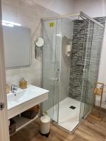 Kúpeľňa v ubytovaní Albergue Bergando