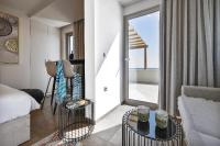 A seating area at Ioanna Endless Blue Studio