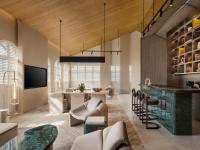 Mondrian Singapore Duxtonにあるテレビまたはエンターテインメントセンター