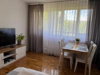 Televízia a/alebo spoločenská miestnosť v ubytovaní Apartament Centrum