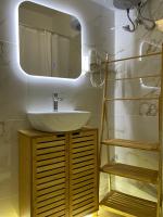 A bathroom at Kontos Mansion