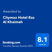 Certifikát, hodnocení, plakát nebo jiný dokument vystavený v ubytování Citymax Hotel Ras Al Khaimah