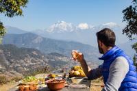 Una imagen general de la montaña o una montaña tomada desde el hotel