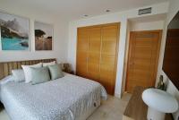 Postel nebo postele na pokoji v ubytování El Balcón del Novo -Novo Sancti Petri- Luxury 3 Bedrooms - Piscina y Pista Padel