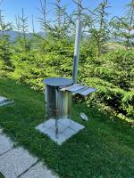 A garden outside Chata Drevenica Orava