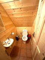A bathroom at Chata Drevenica Orava