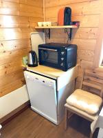 A kitchen or kitchenette at Chata Drevenica Orava