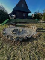 A garden outside Chata Drevenica Orava