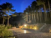 Ogród w obiekcie Manoir du Charme dans les Gorges du Tarn LOZERE