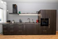 Kuchyň nebo kuchyňský kout v ubytování Luxury Loft Apartment Akureyri