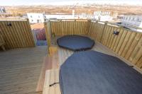 Balkón nebo terasa v ubytování Luxury Loft Apartment Akureyri