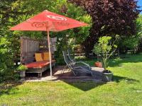 Ogród w obiekcie Ferienlounge Bluntausee