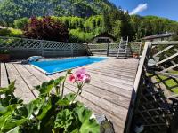 Basen w obiekcie Ferienlounge Bluntausee lub w pobliżu