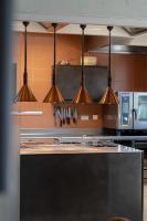 A kitchen or kitchenette at Boutiquehotel ZOMM in Seefeld