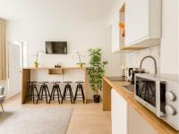 Kuchyňa alebo kuchynka v ubytovaní Cozy Apartment - Louvre - Aboukir VIII