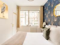 Posteľ alebo postele v izbe v ubytovaní Cozy Apartment - Louvre - Aboukir VIII