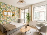 Posteľ alebo postele v izbe v ubytovaní Cozy Apartment - Louvre - Aboukir VIII