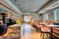 A seating area at Boutiquehotel ZOMM in Seefeld