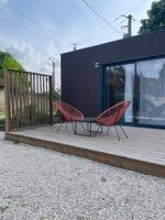 Tiny houseにあるパティオまたは屋外エリア