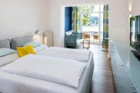 Postel nebo postele na pokoji v ubytování Seehotel Hubertushof