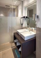 Koupelna v ubytování Seehotel Hubertushof