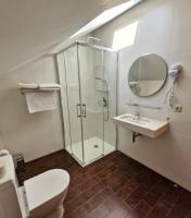 Koupelna v ubytování Hotel Dabeleira