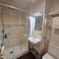 Koupelna v ubytování Hotel Dabeleira
