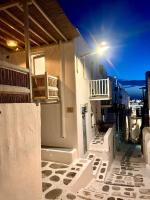 Balkon lub taras w obiekcie Mykonos down town