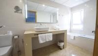 Koupelna v ubytování Hotel Internacional