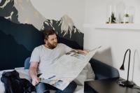 Plán poschodí v ubytovaní Dorfcafe Unken Hotelpension sWirtshaus im Dorf