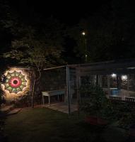 A garden outside Villa Lina
