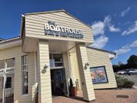 Bygningen som resortet ligger i