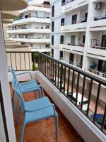 A balcony or terrace at Hostal Baleàric