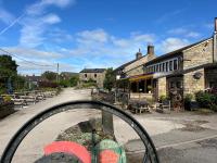 Bygningen som feriehuset ligger i