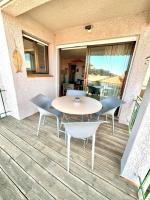 Balkon lub taras w obiekcie Le Petit Colliourenc - Apt climatisé avec terrasse