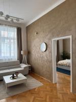 Postel nebo postele na pokoji v ubytování City center apartment