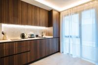 Kuchyň nebo kuchyňský kout v ubytování Apartamentos La Vistosona