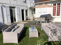 Część wypoczynkowa w obiekcie Très jolie Villa Bianca, maison avec jardin privé à Deauville